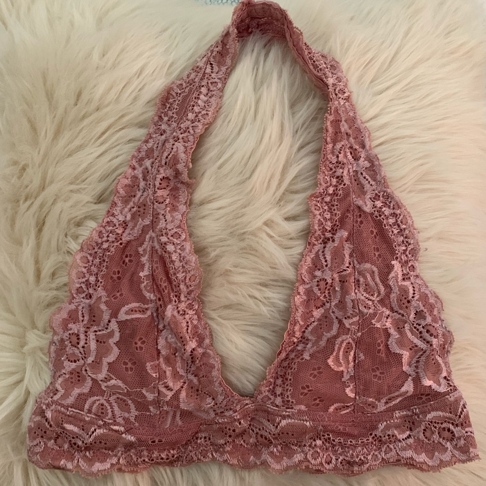 mauve laced bralette✨